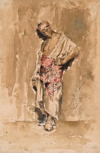 A Standing Moroccan Man