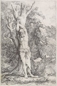 Albert, (Suffering Self-Imposed Penance) by Salvator Rosa