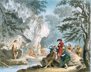 John the Baptist Preaching in the Wilderness