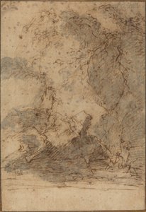 Landscape by Salvator Rosa