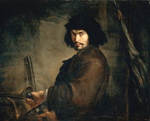 Self-portrait Dressed as Warrior