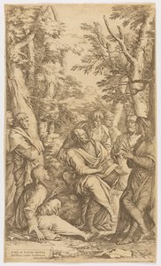 The Academy of Plato by Salvator Rosa
