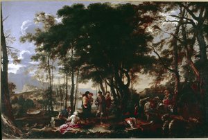 The Philosophers Wood by Salvator Rosa