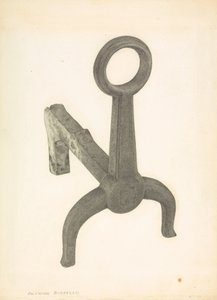 Andiron by Salvatore Borrazzo