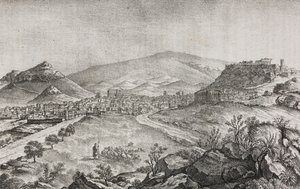 View of Athens, Greece (lithograph) by Salvatore Puglia