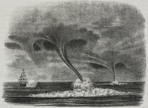 Waterspouts, from Poliorama Pittoresco, No. 48, July 9