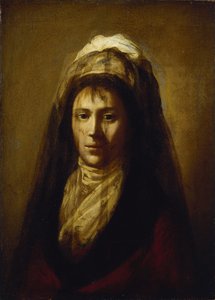 Portrait of Countess Yekaterina Petrovna Rostopchina Wearing a Veil by Salvatore Tonci