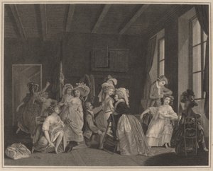The Preparations for the Ballet by Salvatore Tresca after Nicolas Lavreince