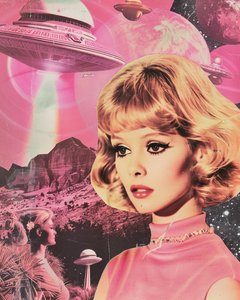 Blonde Retro Space Dream