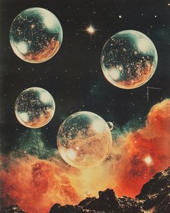 Cosmic Nebula Spheres by Samantha Hearn