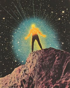 Enlightened Man Cosmic Night