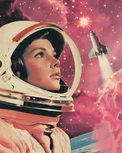 Retro Space Dream by Samantha Hearn