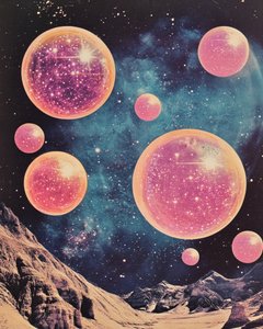Surreal Cosmic Landscape by Samantha Hearn