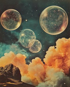 Surreal Cosmic Landscape by Samantha Hearn