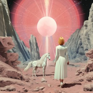 Woman on Red Planet