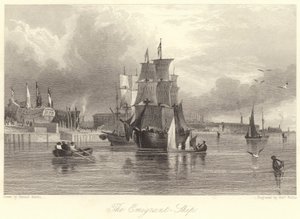 The Emigrant, Ship by Samuel (after) Austin