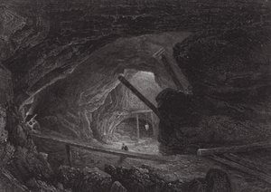 Australia: The Burra Burra Copper Mines by Samuel (after) Prout