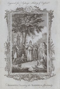 Berinus Converting the Saxons to Christianity