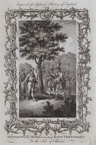 Hengest and Horsa meeting King Vortigern, in the Isle of Thanet