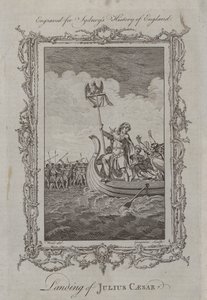 Landing of Julius Caesar by Samuel (after) Wale