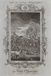 The Battle of Agincourt by Samuel (after) Wale