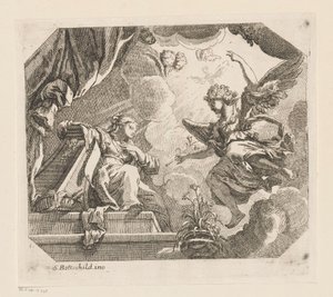 Annunciation to Mary by Samuel Bottschild