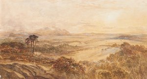 Sunset Looking Towards Edinburgh from the North West by Samuel Bough