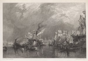 The Port of London by Samuel Bough