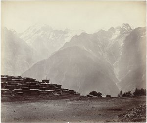 Panoramic View at Chini by Samuel Bourne (attributed to)