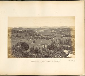 Ootacamund; General View looking East from above Sylk