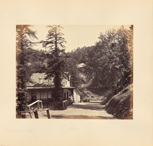 Simla; The Mall, Combermere Ridge by Samuel Bourne