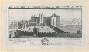 The East View of Powderham Castle in the County of Devon by Samuel Buck