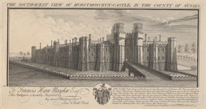The Southwest View of Hertsmonceux Castle in the County of Sussex