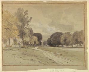 Main Street, East Hampton, Long Island, August 11, 1880 by Samuel Colman