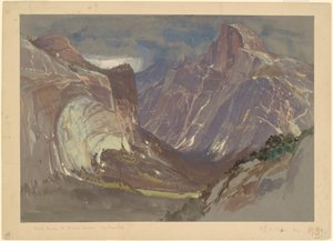 Half Dome and Royal Arches, Yosemite, from Glacier Point by Samuel Colman