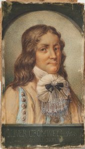 Portrait of Oliver Cromwell by Samuel Cooper