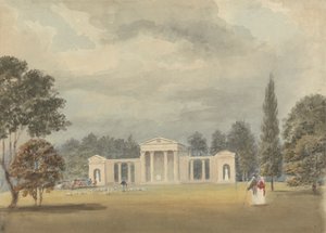Parish Church, Front and Partial Right View, Ayot St. Lawrence, Hertfordshire by Samuel Davis