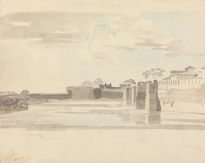 The East Gate at Tanjore (S. India) by Samuel Davis
