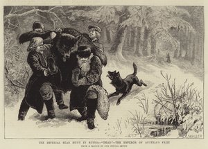 The Imperial Bear Hunt in Russia, Dead, the Emperor of Austria