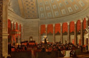 The House of Representatives, 1822, probably reworked 1823 by Samuel Finley Breese Morse