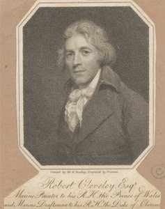 Robert Cleveley, Esqr., Marine Painter to His Royal Highness the Prince of Wales and Marine Draftsman to His Royal Highness the Duke of Clarence by Samuel Freeman
