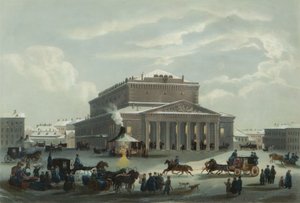 The Saint Petersburg Imperial Bolshoi Kamenny Theatre by Samuel Friedrich Diez