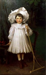 Girl in White Bonnet