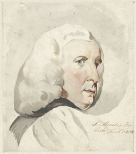 Head of a Man, Facing Right by Samuel Henri Mendes da Costa