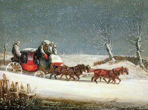The Royal Mail in Deep Snow