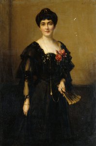 Portrait of Mrs Frederick Ashton Johnson by Samuel Henry William Llewelyn