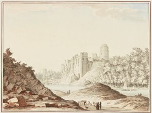Pembroke Castle by Samuel Hieronymous Grimm