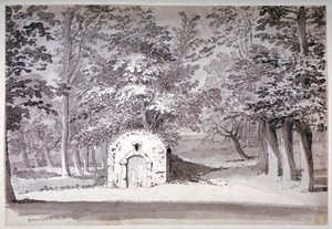 An Ice House or Conduit in Greenwich Park, London by Samuel Hieronymus Grimm