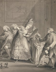 The English Lady at Paris by Samuel Hieronymus Grimm