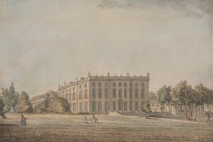 View of Wingerworth Hall, Derbyshire by Samuel Hieronymus Grimm